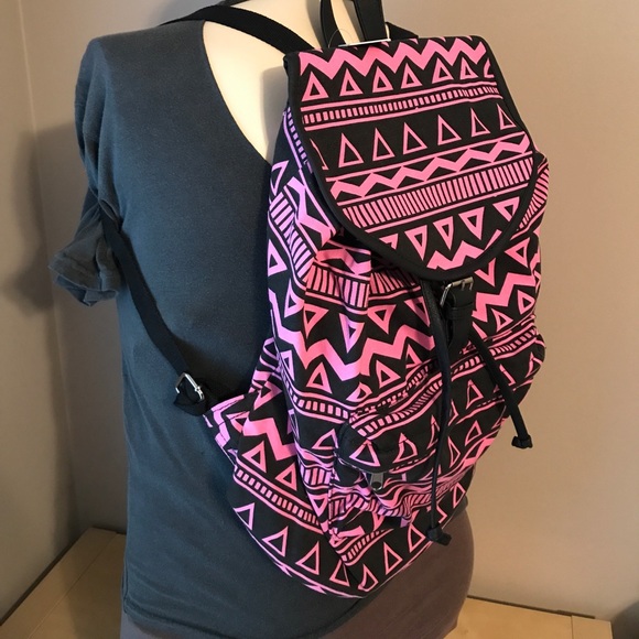 COPY - NEW Aztec print pink backpack - Picture 2 of 4